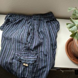 Bohemian boho thai jungle hippie shorts